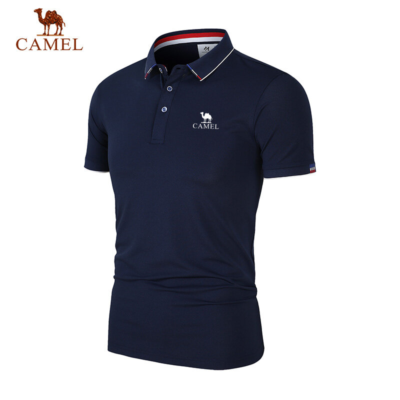 Embroidery CAMEL Men's Hot Selling Polo Shirt Summer New Business Leisure High-Quality Lapel Polo Shirt for Men