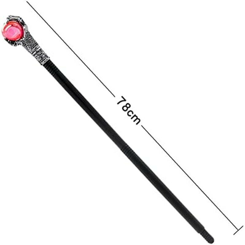 Cosplay Scepter,Walking Stick Props Eagle Claw Ball Grasping Stick King Wand,Red Party Halloween Props for Adult and Children