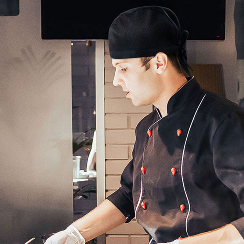 10 Stück verstellbare Koch mütze Männer und Frauen haben Kellner für Hotel Baumwoll restaurants