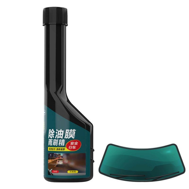 Detergente per olio per parabrezza 80ml agente antipioggia per vetro smacchiatore per auto potente detergente per parabrezza in vetro anteriore Spray antiappannamento per auto