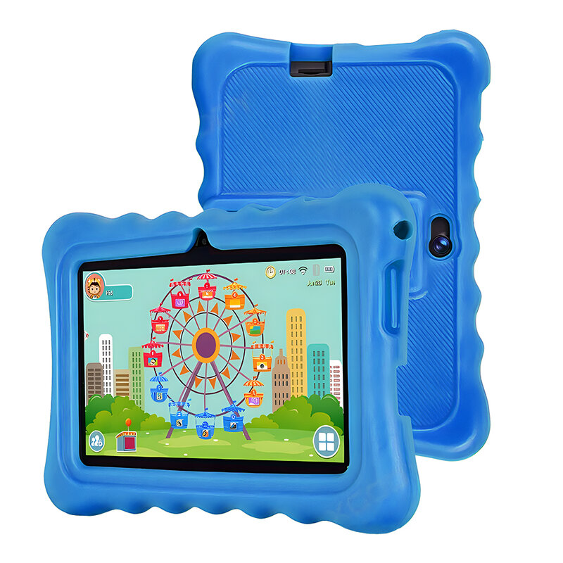 Tablet PC per bambini 7 pollici Quad Core 2GB RAM 32GB ROM Android 9.0 educazione per bambini Tablet per l'apprendimento dei bambini
