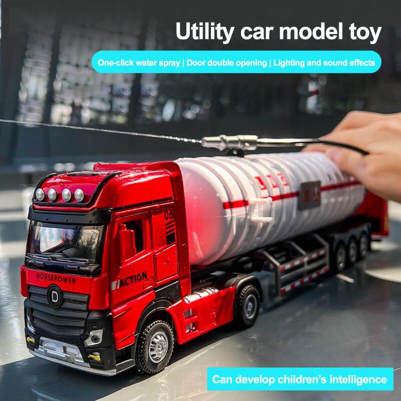 Wassers pray Auto Spielzeug Reibung angetrieben Transport LKW Spielzeug für Kinder praktische Rollenspiel Auto Modell mit hoch simuliert