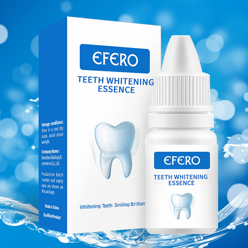 White Teeth Essence Liquid Clean Mouth rimuovi denti gialli e macchie di fumo alito fresco cura dell'igiene della salute orale