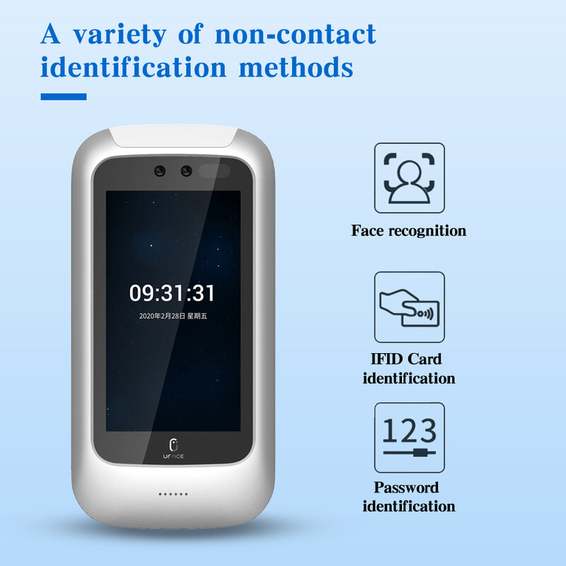 5 дюймов WiFi распознавание лица сенсорный экран контроль доступа посещаемость времени 125 кГц RFID карта приложение/ПК Soft Cloud