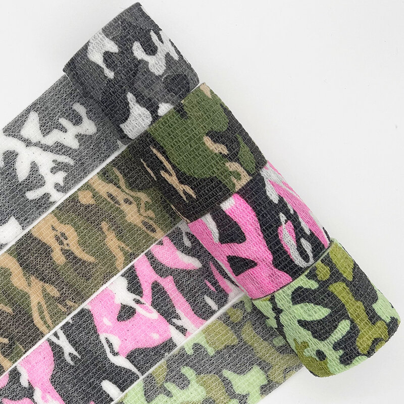 4,5 m Jagd Disguise Hansaplast Camouflage Elastische Wrap Band Self Adhesive Sport Beschützer Ankle Knie Finger Arm Bandage