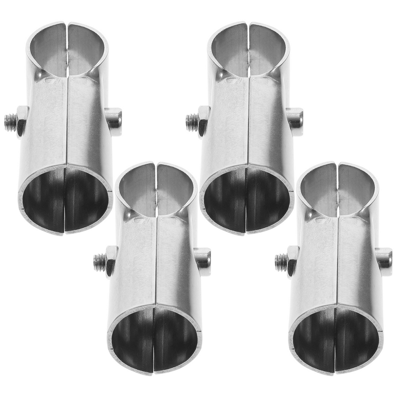 4 Pcs End Clamps Link End Clamps Link Dog Shelf Home Supplies Stainless Steel Fitting Tools