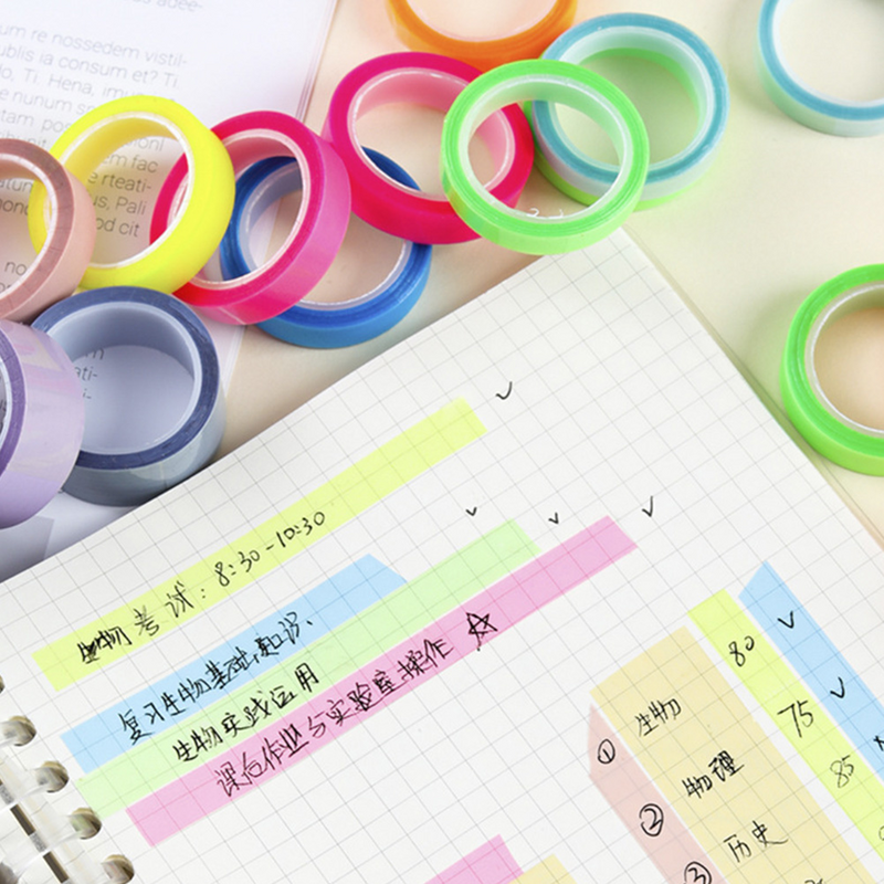 20 Rolls of Convenient Sticky Tabs Portable Page Markers Household Sticky Flags School Supplies