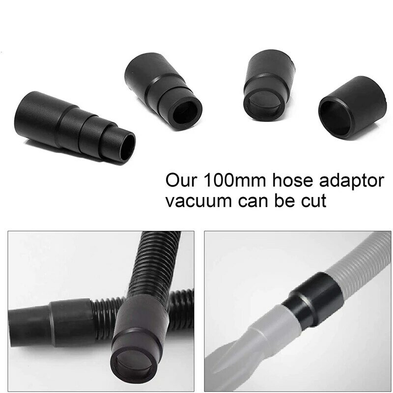 4 Pcs Vacuum Power Tool Dust Extractor Hose Universal Adaptor 32Mm 35Mm Cleaning Adapters Brush Suction Head Connector