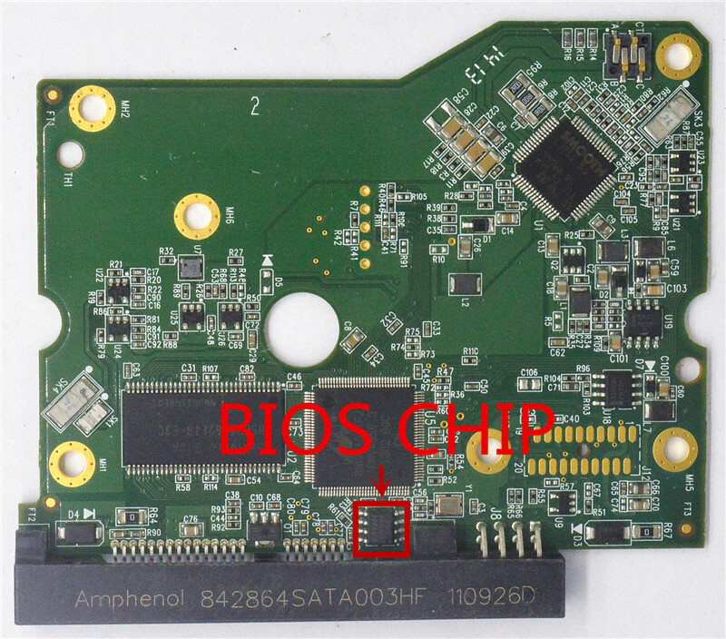 Western Digital hard disk circuit board/ 2060-771624-005 REV P1 , 2060 771624 005,,
