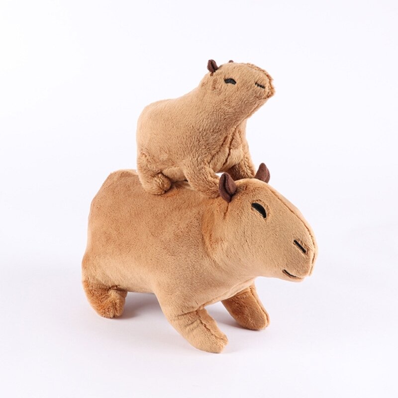 Kreskówka kształt kapibary lalka dzieci uspokajają symulowaną lalkę kapibara dekoracja sofy do domu