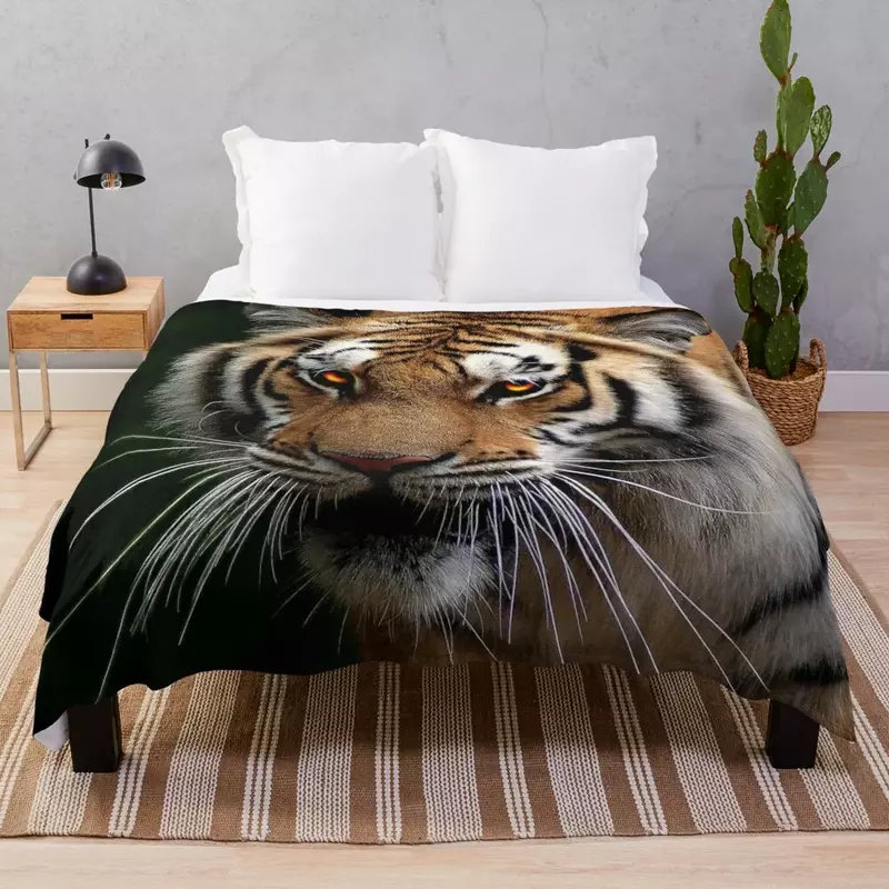 Одеяло с тигровым узором, меховые одеяла для путешествий
