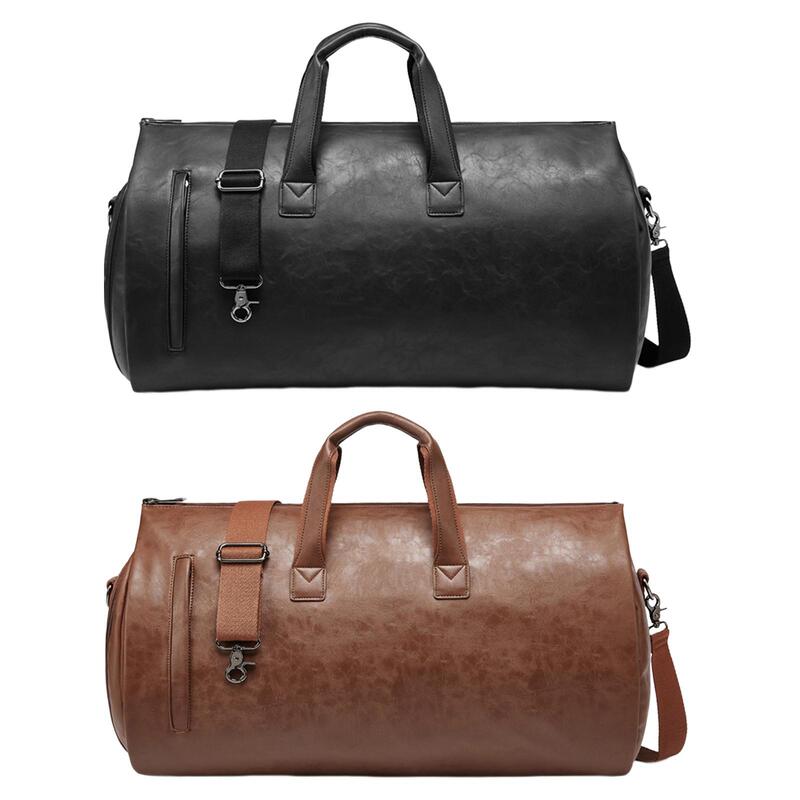 Leather Duffle Bag Large Capacity Carry on Bag Shoulder Bag Luggage Bag Tote