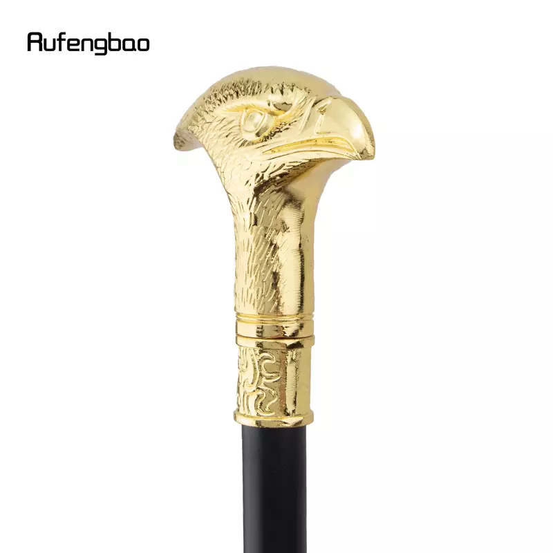 Golden Eagle Head Single Joint Fashion Walking Stick decorativo Vampire Cospaly Party Walking Cane Halloween Crosier 93cm