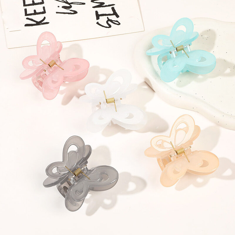 Hair clips for women Double wing Butterfly Claw clips for girls Cute Elegant headdress Hair Accessoires 2023