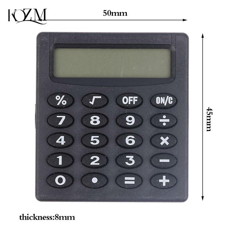 Calculadora cuadrada pequeña de papelería de Boutique de bolsillo, calculadora creativa de electrónica de oficina escolar de Color caramelo personalizada