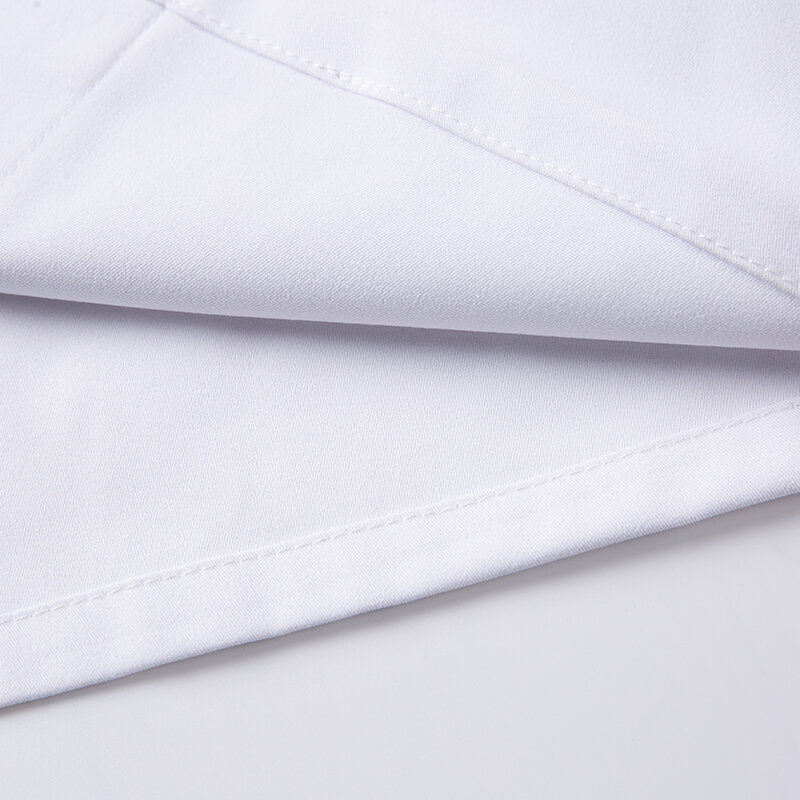 Jaqueta Chef de manga comprida branca, Uniforme do Hotel, Restaurante Coat, Padaria Coat, Roupas de cozinha respirável, Logo T-shirt