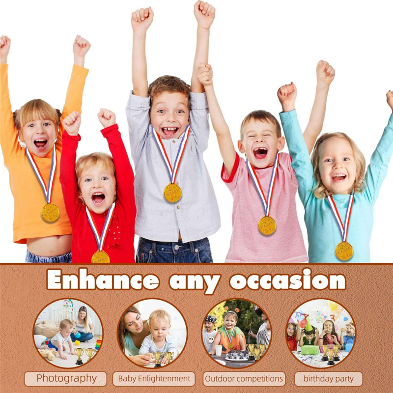 20 buah trofi Mini dan 20 buah medali penghargaan, pemenang untuk anak-anak dan dewasa-sempurna untuk pesta nikmat