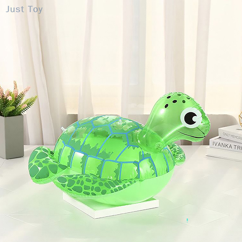 Balões portáteis inovadores e práticos, Tartaruga Luminosa Inflável, Simulação Brinquedos divertidos de animais elásticos para crianças