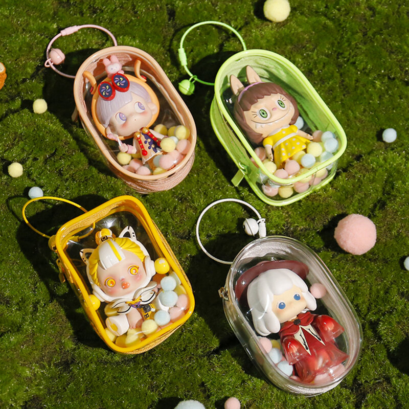 Thickened Doll Storage Pouch Outdoor Plush Doll Display Box Pvc Glitter Clear Keychain Bag Mystery Box Hot Selling In Mexico
