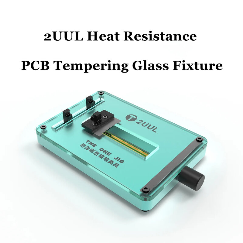 2UUL THE ONE-Motherboard Fixture para celular, suporte PCB com resistência ao calor, superfície de têmpera de vidro, reparo do Logic Board
