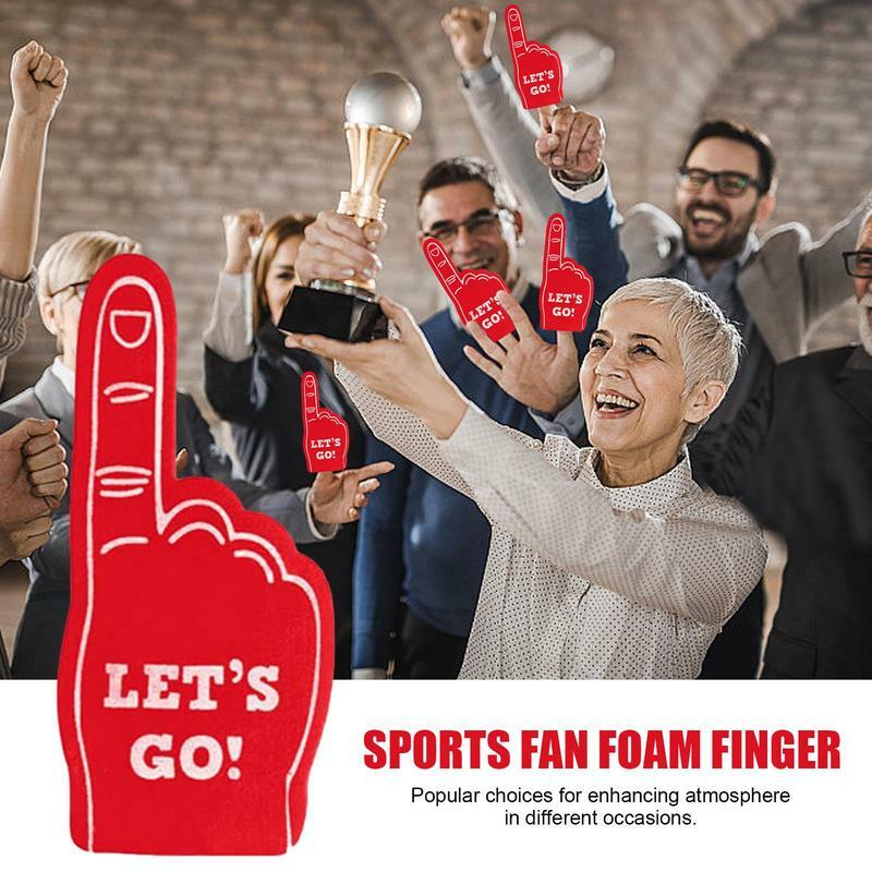 Cheerleading Fan Foam Finger Kleurrijke Ventilator Schuimpalm Fan Accessoires Voor Sportevenementen Zakelijke Vingers Cheerleading