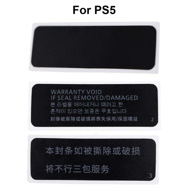 Stiker kerang perumahan konsol segel label untuk PS5 stiker segel garansi