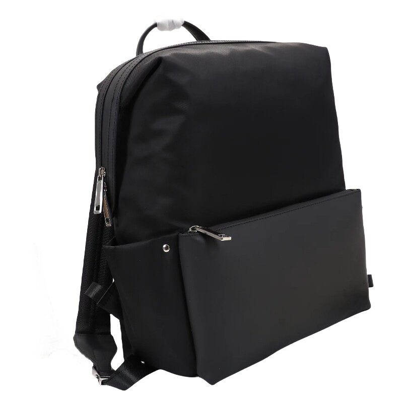 Mochila de viaje de cuero para hombre, bolso grande impermeable para ordenador portátil, bolsa de negocios para hombre