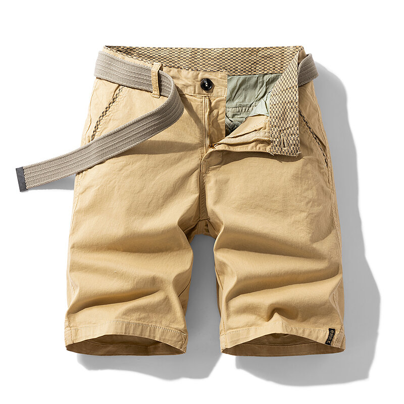 Pantalones cortos de algodón para hombre, Bermudas a la moda, informales, tácticos, para correr en la playa, novedad de verano, envío directo