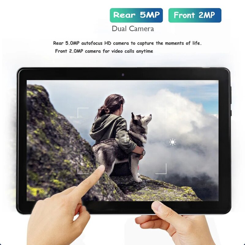 Global Version New 10.1 Inch Tablet Pc Octa Core 4GB RAM 64GB ROM Dual SIM Dual Cameras Android Tablets 5000mAh