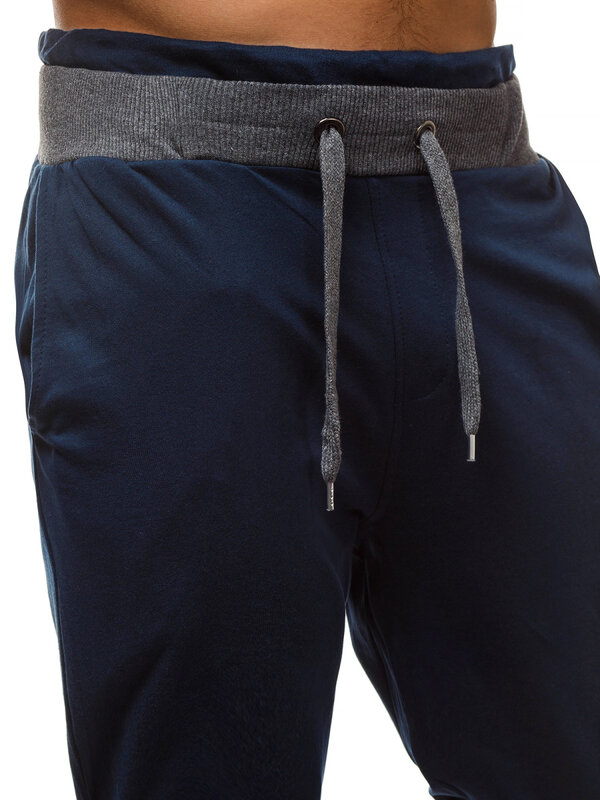 Celana olahraga cepat kering pria, Bawahan kasual serut pinggang elastis untuk olahraga lari musim panas