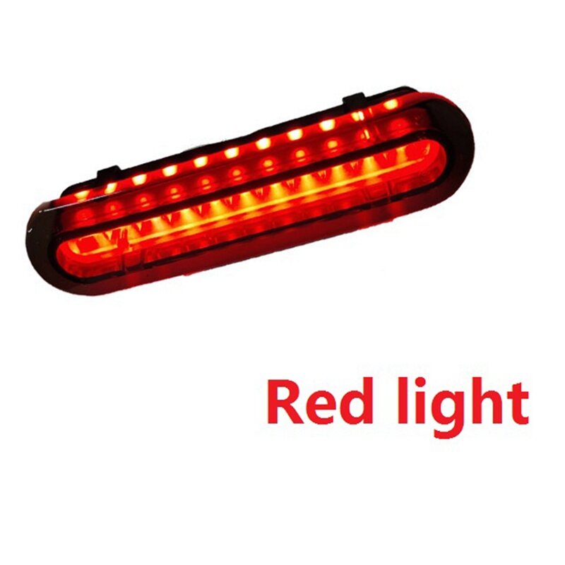 Tylne światło hamowania LED centralnie zamontowany wysoko lampka ostrzegawcza Stop dla Suzuki Jimny JB64 JB74 2019-2021, czarna powłoka czerwone światło