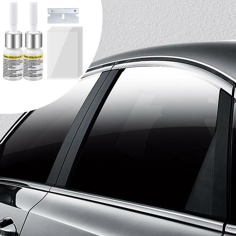 Kit di riparazione del parabrezza dell'auto Automotive Car Window Glass Nano Fluid Filler Kit di riparazione del vetro correzione dello strumento del parabrezza a lunga durata