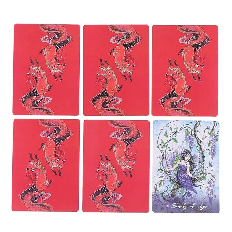 44 Sheet/box Foxfire Oracle Cards Tarot Deck Mysterious Divination Card Board Games Party Casual Game