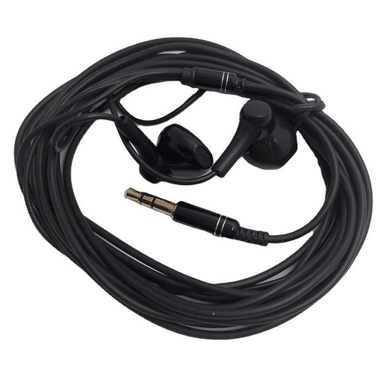 3m headphone In-Ear ergonomis, headphone kontrol kabel panjang dalam telinga Bass bening Headset monitor ergonomis Headset ponsel pintar musik Stereo