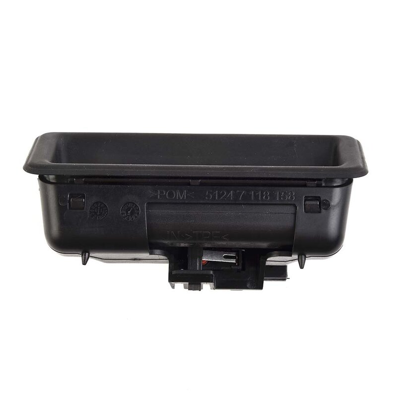 Trunk Lid Button Tailgate Switch Vehicle Replacement Trunk Handle 7118158 ABS Accessories Black Locking System
