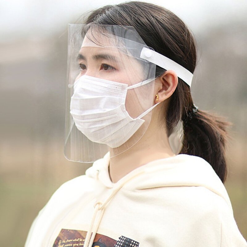 Beschermend gezichtsscherm anti-speeksel transparant masker anti-rook kookmasker antifog bril volledig gezicht bescherming milieuvriendelijk huisdier
