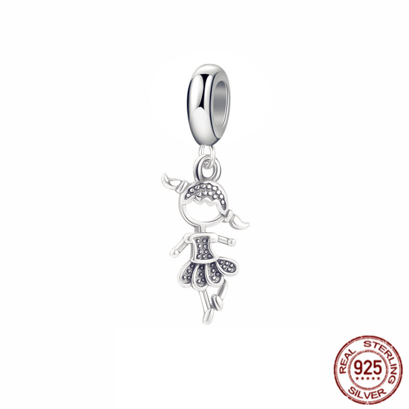 Colgante de corona, Cruz y violín para mujer, abalorio colgante de plata de ley 925, regalo de joyería, compatible con pulsera Pandora Original