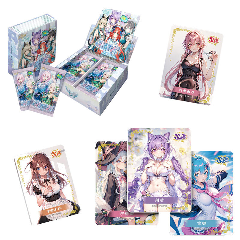 Goddess Story Collection Cards Small Circle Card Flower Girl 2m02 Smoke Wind Chapter Girl Beautiful Color Trading Acg Anime Card
