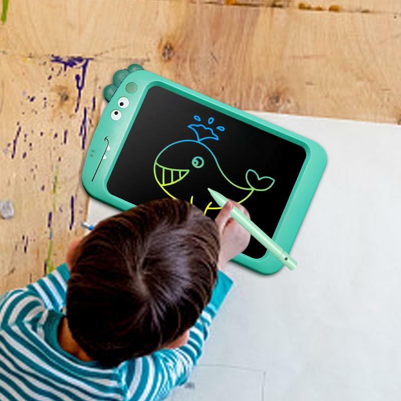 Colorido LCD Escrita Tablet com Função de Bloqueio, Doodle Pad, Desenho Toy Board, Stocking Stuffers, Presente de Natal para Crianças, 10"