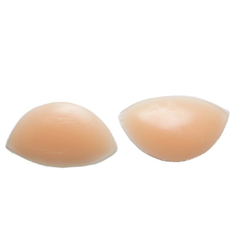Bantalan payudara silikon elastis 180g/pasang dengan bantalan silikon sisipan tebal