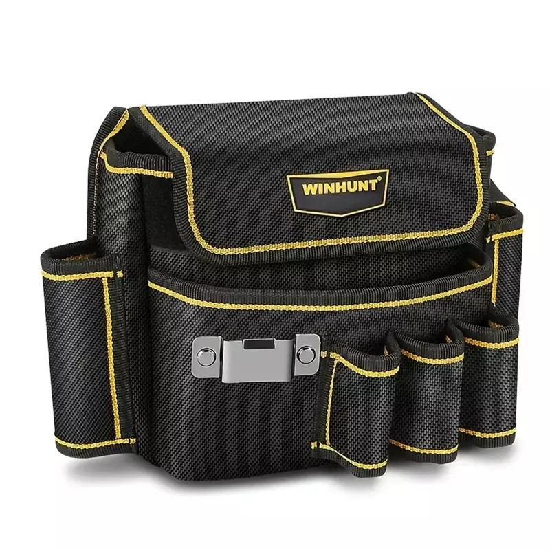 WINHUNT-حقيبة أدوات ثقيلة ، حقيبة خصر بحزام ، شريط ، كماشة ، خطاف ، كهربائي ، مفك براغي ، منظم أدوات ، جديد ،