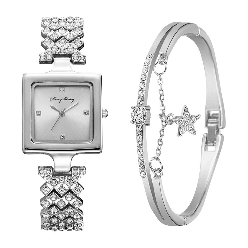 นาฬิกาผู้หญิงนาฬิกาควอตซ์แฟชั่นข้อมือนาฬิกาผู้หญิงเซ็ตนาฬิกานาฬิกาควอตซ์ที่ถูกต้องนาฬิกาผู้หญิงสีทอง COLOUR montre Femmes