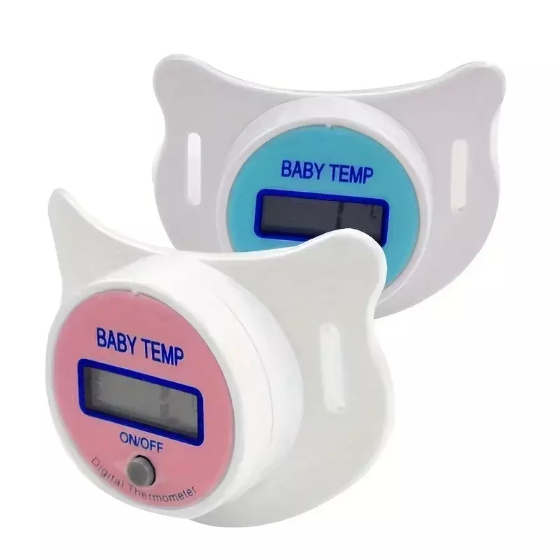 Termometr elektroniczny smoczek dla niemowląt cyfrowy inteligentny termometr dla dzieci, termometr ustny dla dzieci Celsius/Fahrenheit