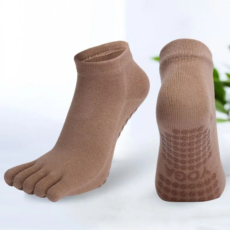 Calcetines gruesos de cinco dedos para mujer, medias deportivas Unisex, antideslizantes, baile Harajuku, Otoño e Invierno