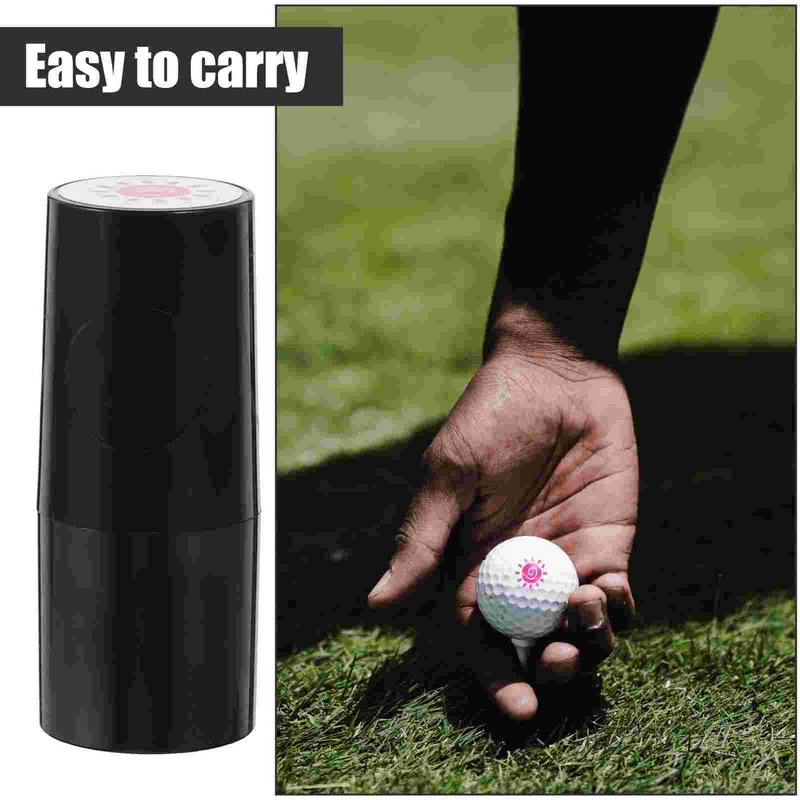 Golf Ball Stamper Stamp Marker Impression Seal Quick-Dry Plastic Multi-Use Handbook Golf Accessories Symbol For Golfer Gift