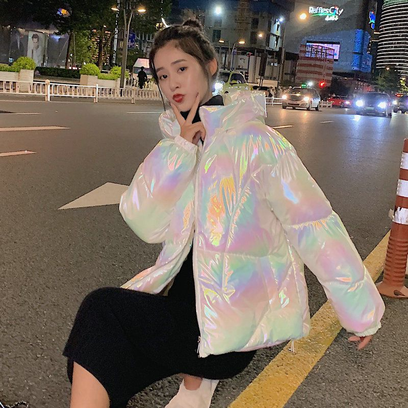 Winter Parkas Frauen bunte koreanische Stil Kapuzen mode halten warm lässig weiblich süß gemütlich heiß Verkauf All-Match beliebte Outwear