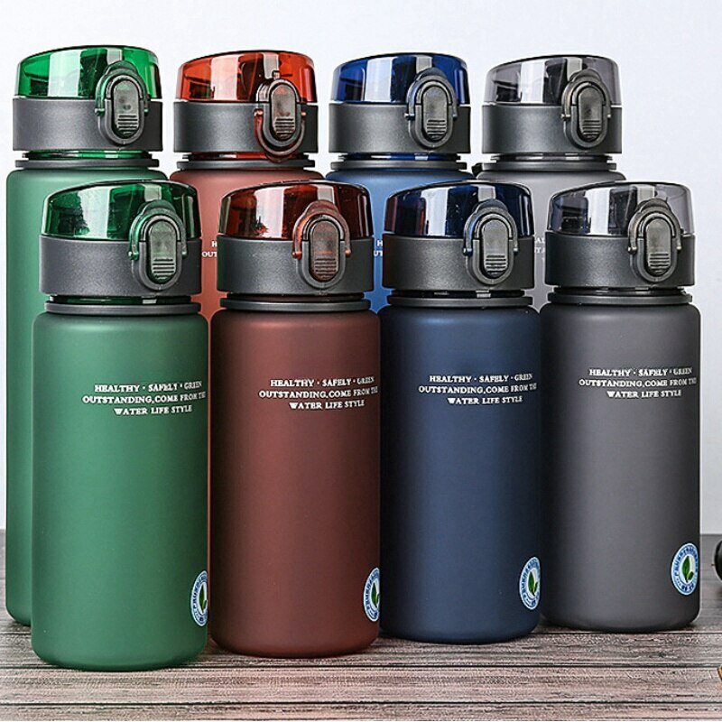 브랜드 BPA 무료 누출 증거 스포츠 물병 하이 퀄리티 투어 하이킹 휴대용 내가 좋아하는 음료 병 400ml 560ml