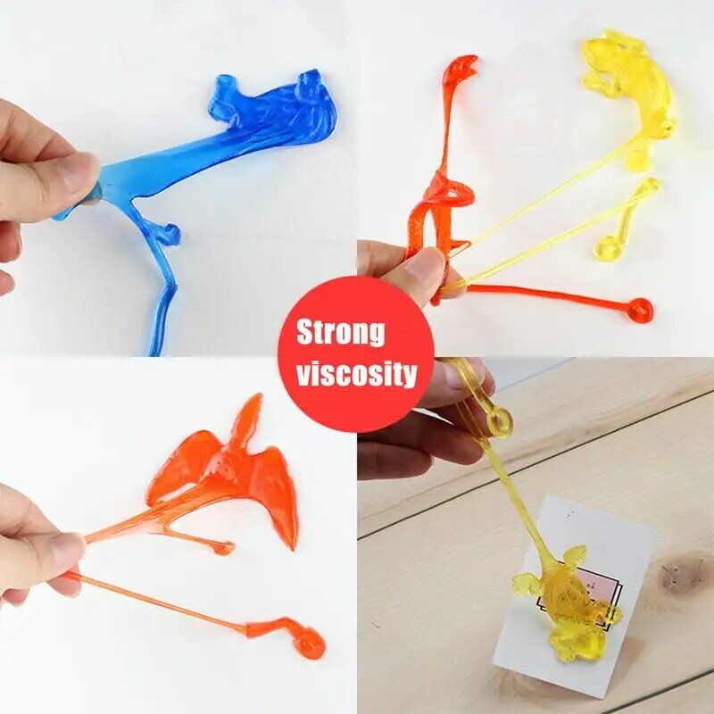Sticky Toys for KidsSticky Toy Window Men With Sticky Hand 3 Toys Color And Years Over Plastic Suitable Feet For Children