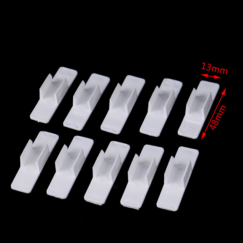 10 pezzi portapenne autoadesivi portapenne portapenne fisso da tavolo organizzazione Anti-smarrimento sedile fisso accessori per penne per lavagna bianca