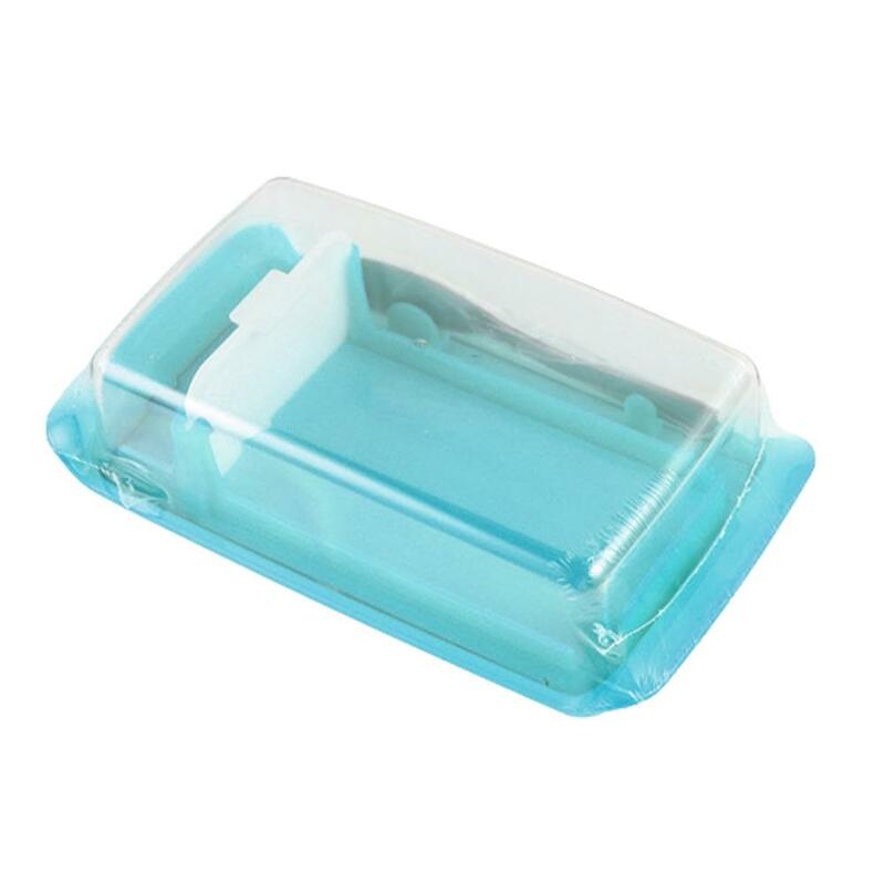 투명 뚜껑이 있는 플라스틱 커터 접시, 냉장 카운터 주방 보관 도구, 버터 슬라이서 박스, N6X6